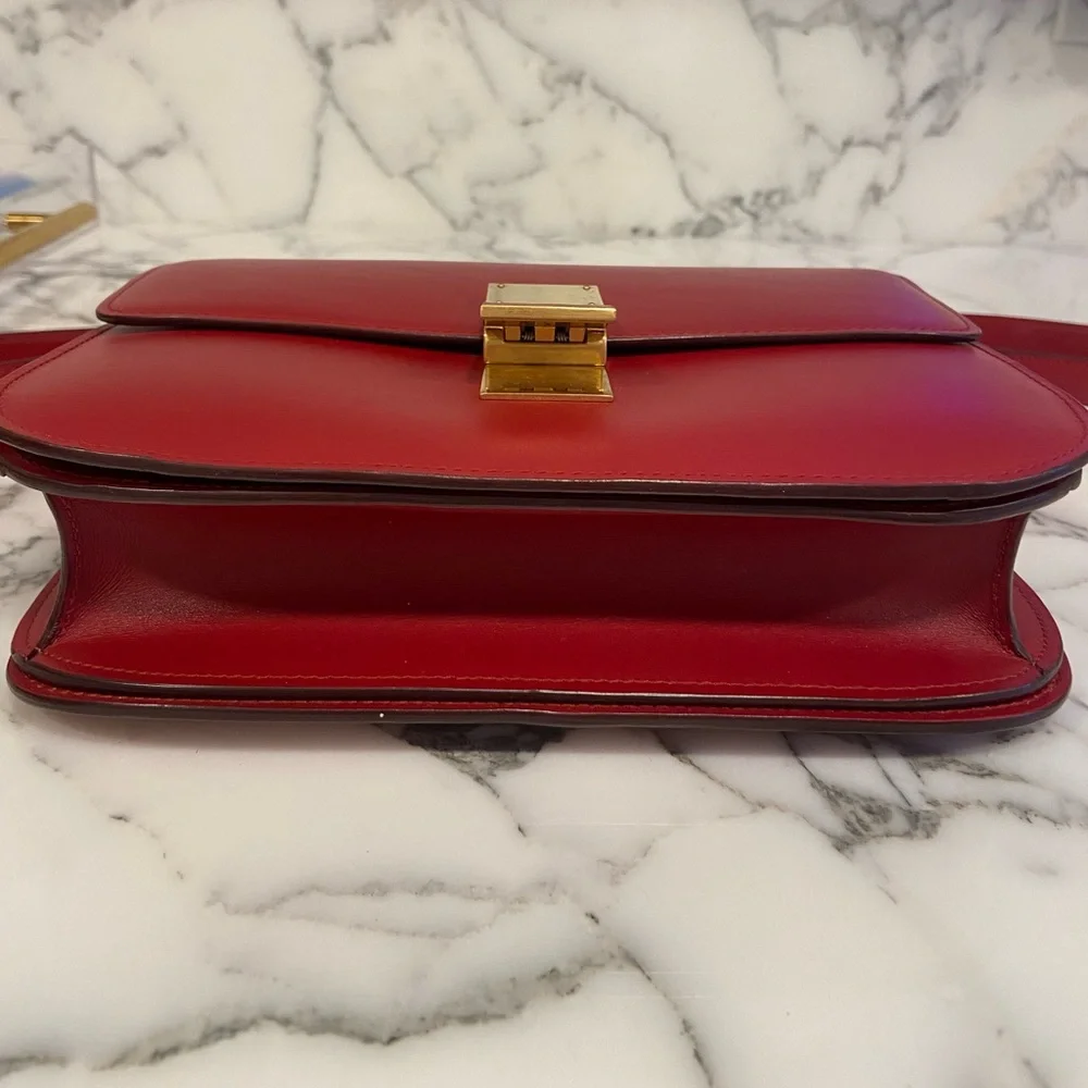 Celine Classic Box Bag - Smooth Leather - Medium - Picture 10 of 11